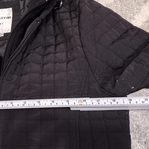 Larry Levine Sport Women's Small Black Quilted Hooded Zippered Jacket - Picture 7 of 14